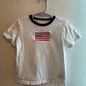 Janie and Jack Kids T-Shirt | American Flag Graphic Tee | Size [4T]